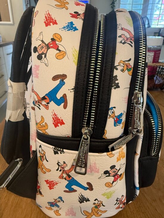 Loungefly Disney Parks Mickey and Friends Mini Backpack Brand New with Tags main image 7